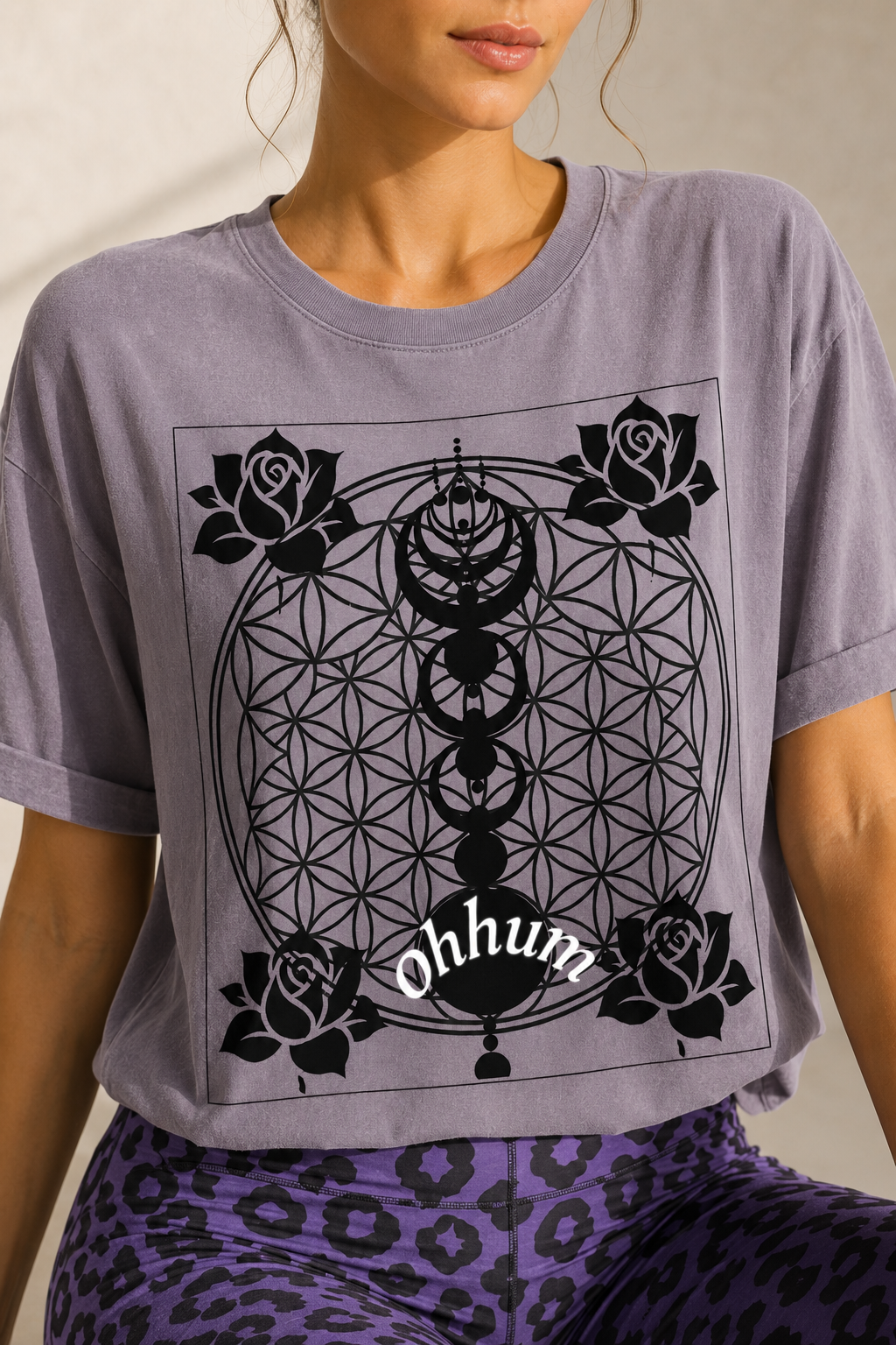 OHHUM Moon Bloom tee