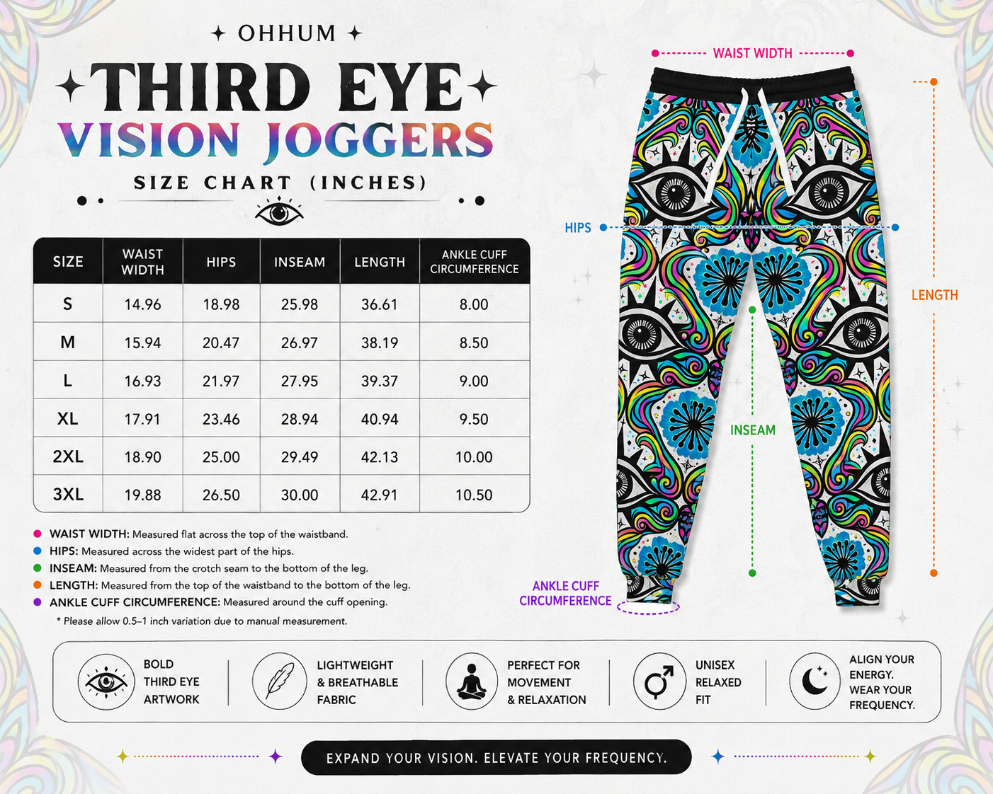 OHHUM Third Eye Vision Joggers