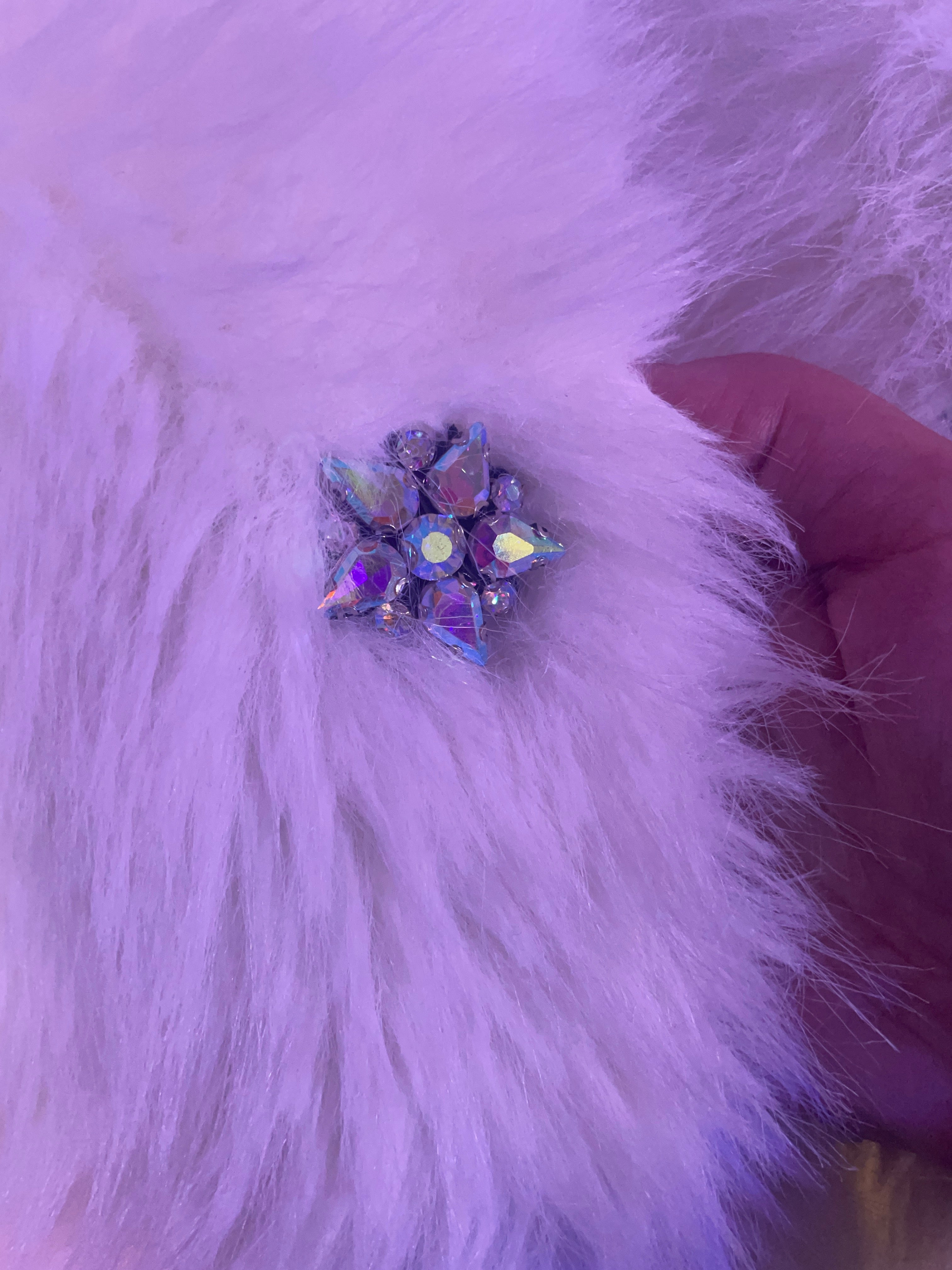 OHHUM Rainbow Visions LED Fur Vest