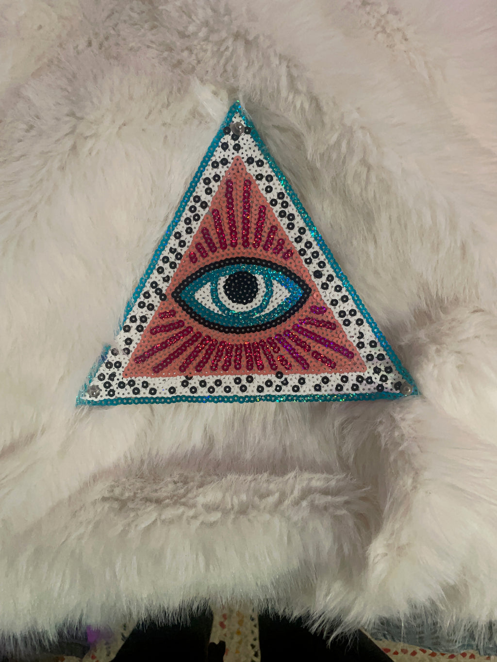 OHHUM Rainbow Visions LED Fur Vest