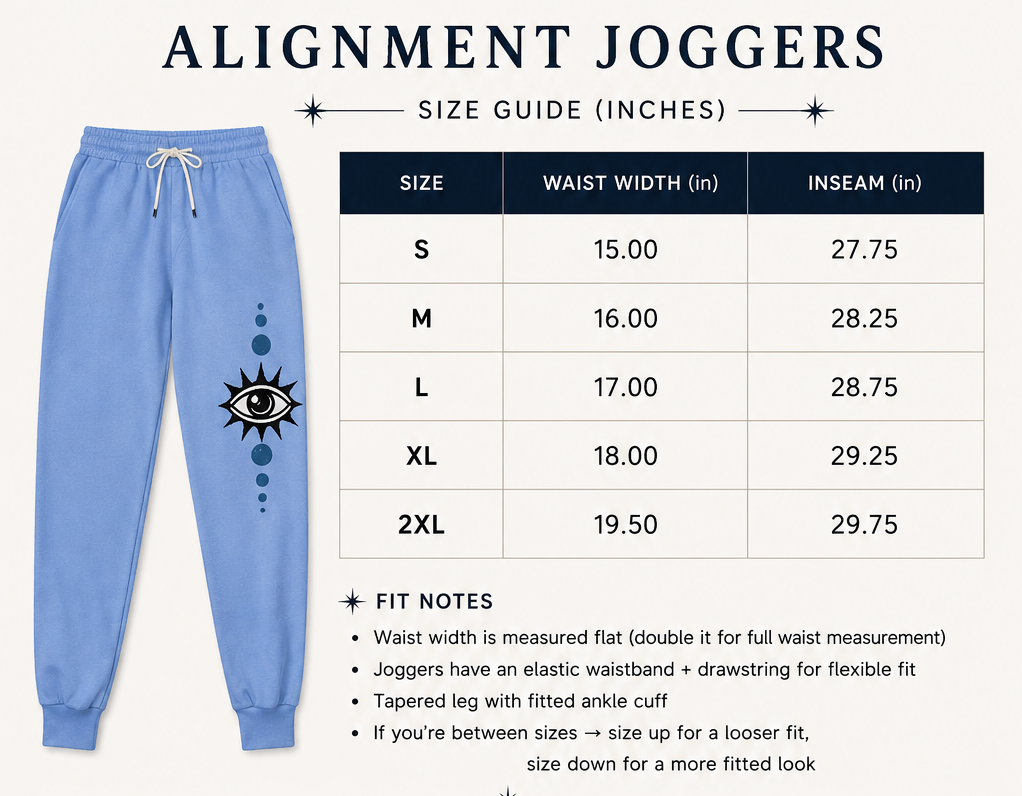 OHHUM Alignment Joggers, Balanced Blue