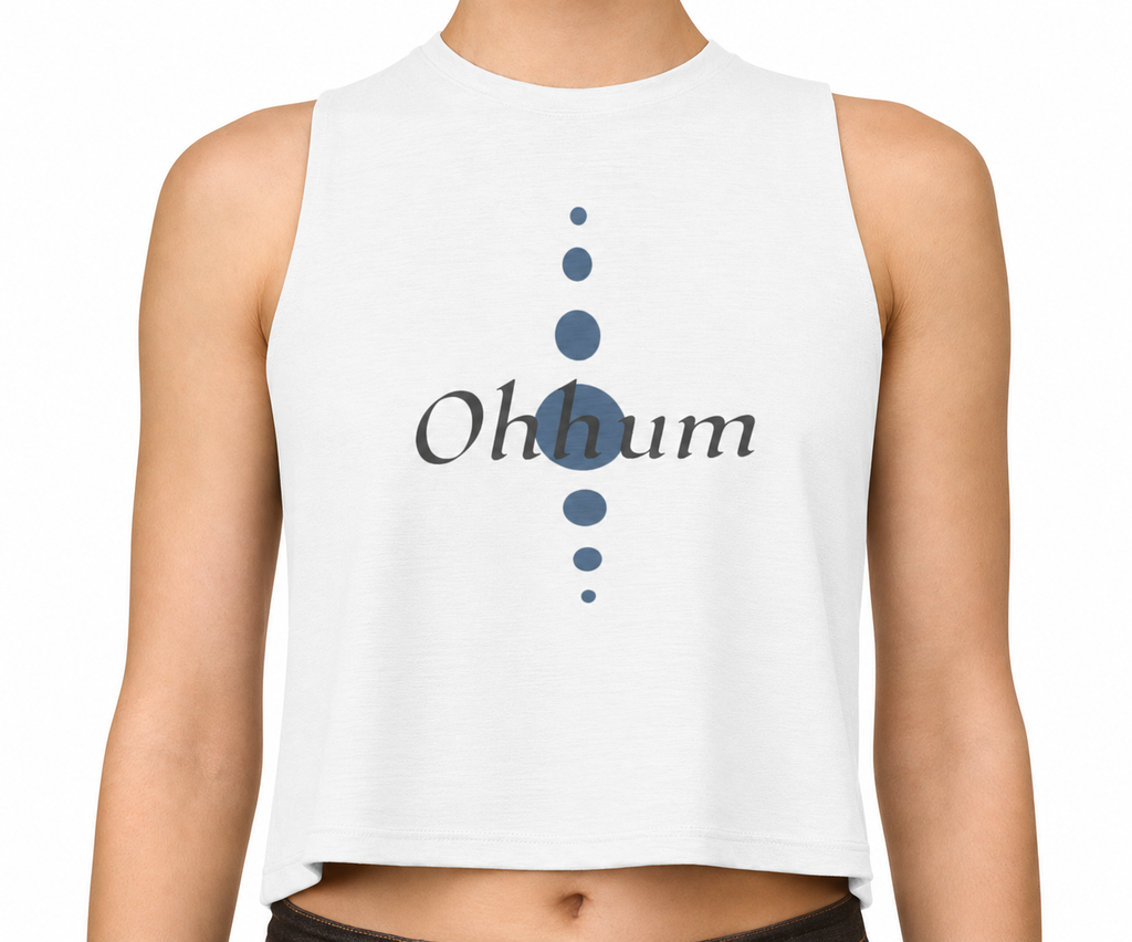 OHHUM Alignment Crop Top , Balanced Blue