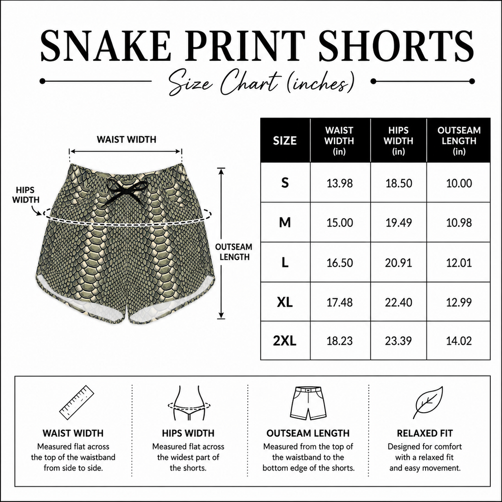 OHHUM Serpent Flow Shorts
