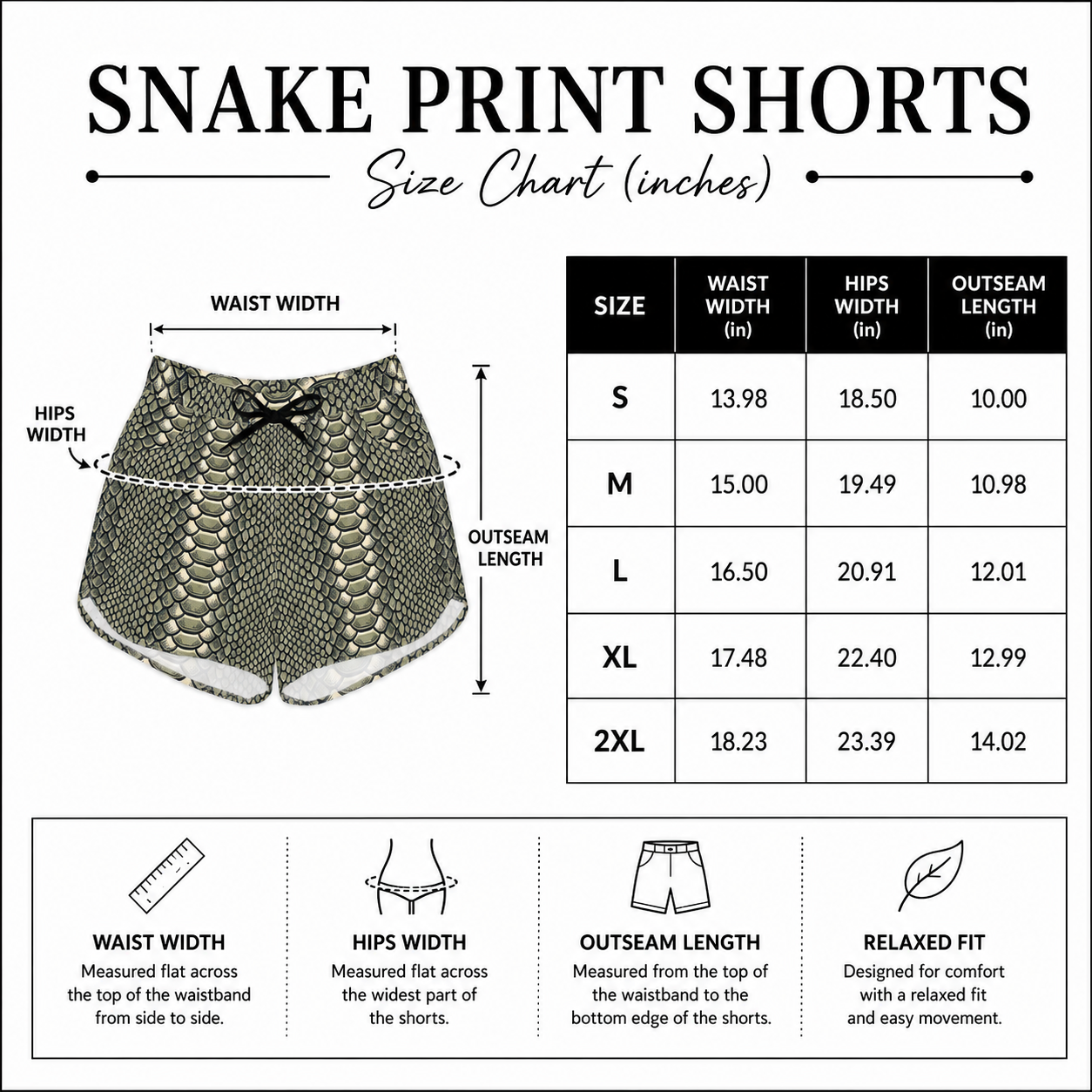 OHHUM Serpent Flow Shorts